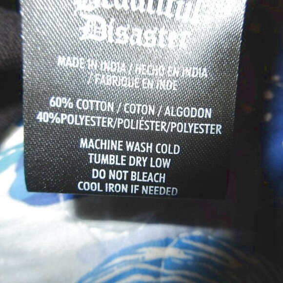 Beautiful Disaster Don't Judge Me T-Shirt Size 2X Slashed Moody Grunge Baddie - Picture 8 of 9